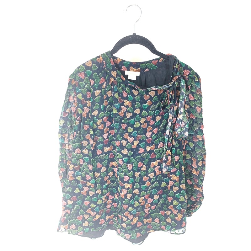 Heart Printed Blouse – Size 4/6