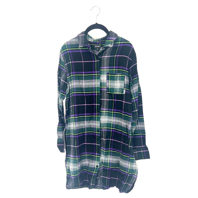 Multicolor Flannel Print Nightgown – Size 4/6