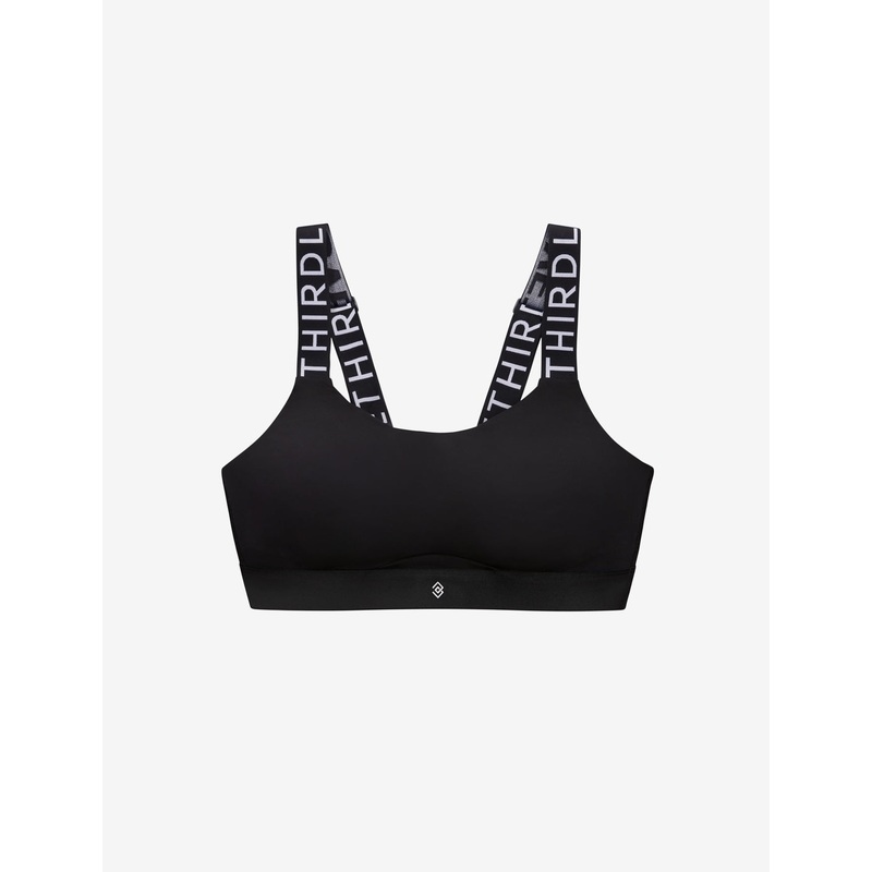 Kinetic Adjustable Sports Bra black-logo 32C