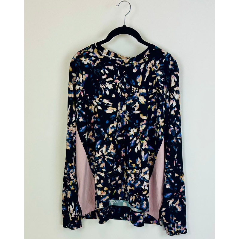 Long Sleeve Floral Nightshirt – Small