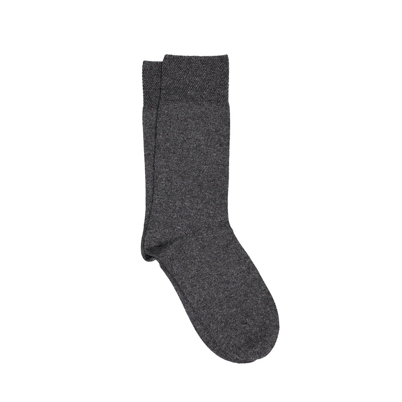 Nu-Novola Charcoal Cashmere Socks Charcoal One Size