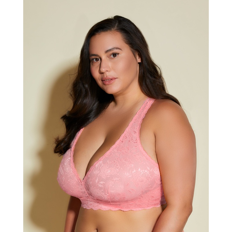Ultra Curvy Racie Racerback Bralette Quartz Pink XS