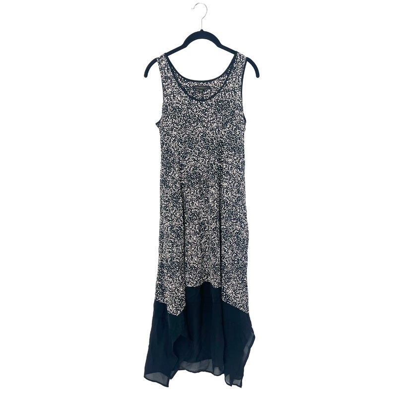 Black and Tan Spotted Sleeveless Nightgown – Size 4/6