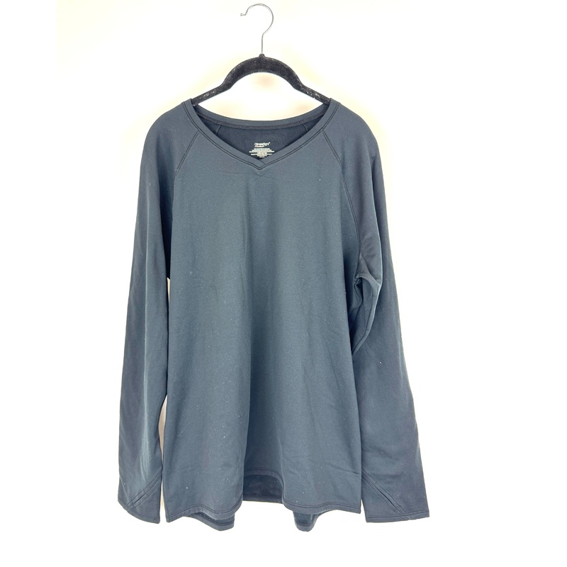 Black Fleece Lined Long Sleeve – Extra Large – 4X Extra large (18-20)