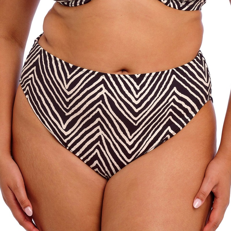 Fiji Falls Mid Rise Bikini Brief – ES802672 – Black BLACK 12