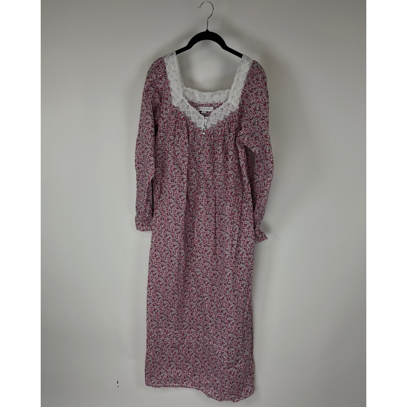 Pink Floral Nightgown – Size 6/8