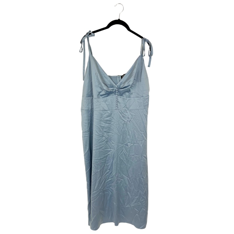 Pale Blue Midi Slip Dress – Size 18W 18W