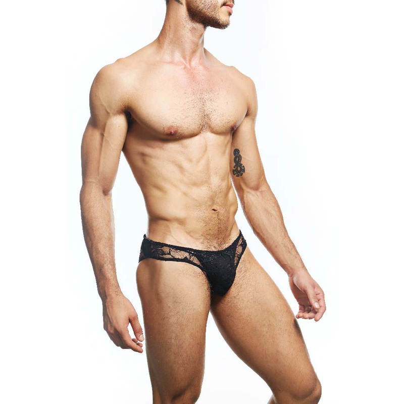 Secret Male Bikinis for Men SMI076 S Black