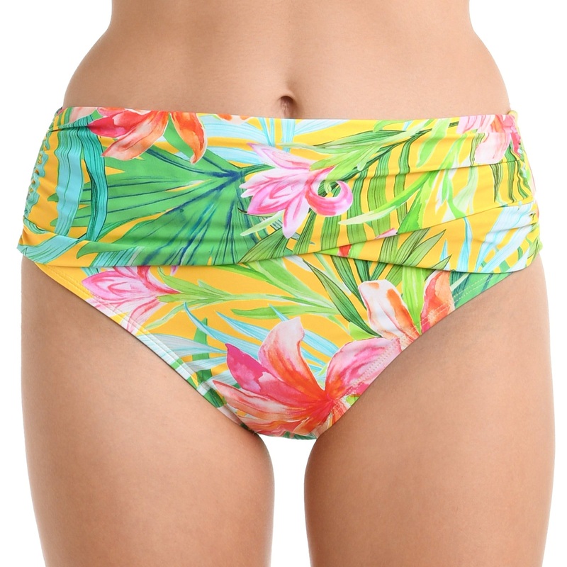Calypso Bloom Mid-Waist Sash Band Bottom – LB4BR97 MULTI 04