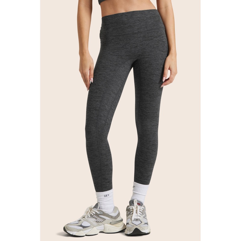 FORMCLOUD CLOUD MID-RISE LEGGINGS – PEPPER HEATHER GREY Pepper Heather Grey XS