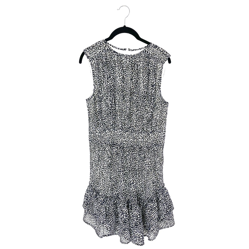 Multicolor Animal Print Ruffle Dress – Size 4/6