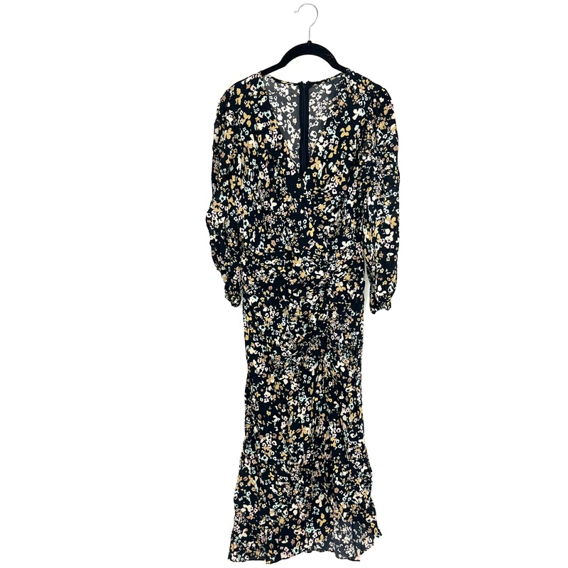 Pastel Cheetah Print Maxi Dress – Size 4