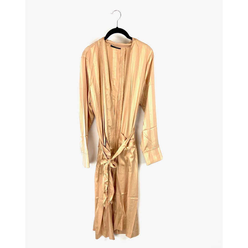 Gold Striped Robe – Medium and Large Medium