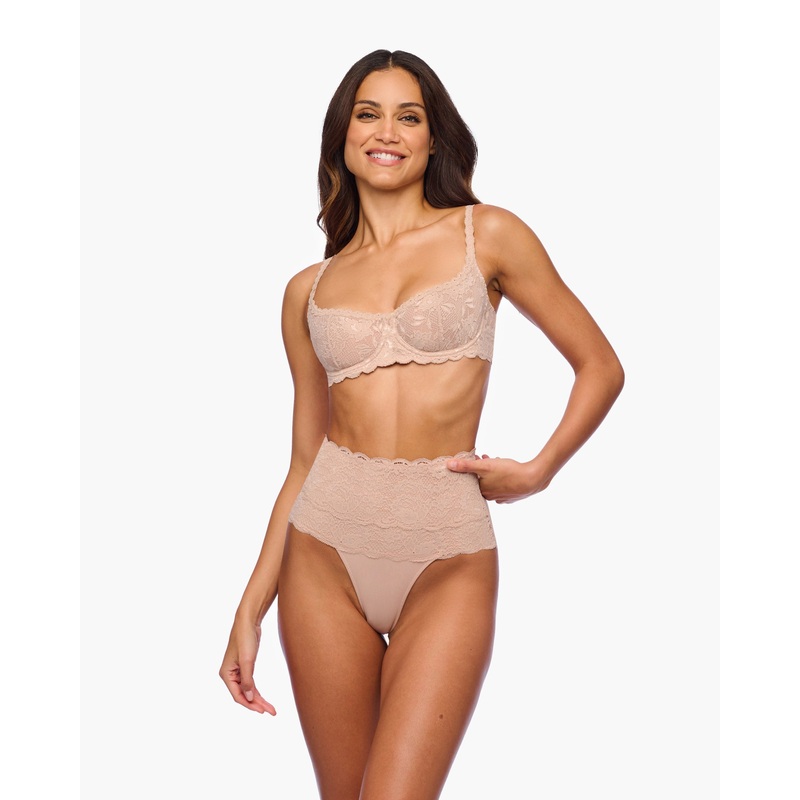 Sexy High Waist Tanga Shapewear Sette P