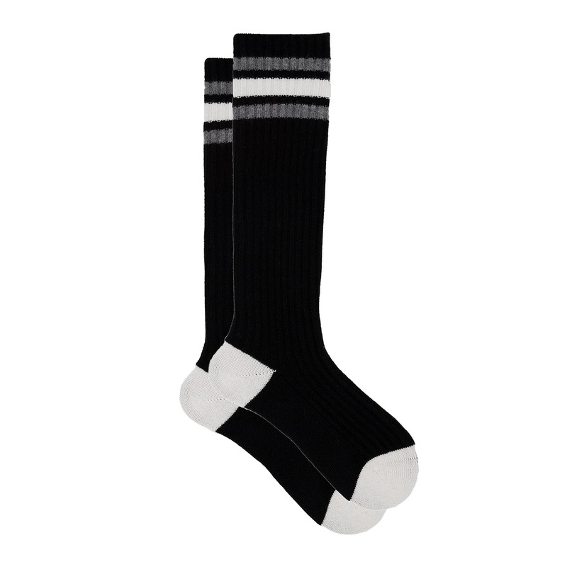 Zoe Black Cashmere Socks Black One Size