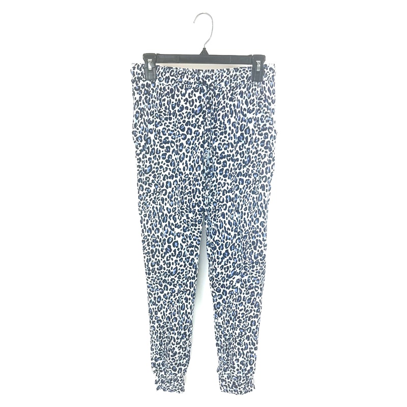 Blue Cheetah Print Lounge Pants – Size 4/6