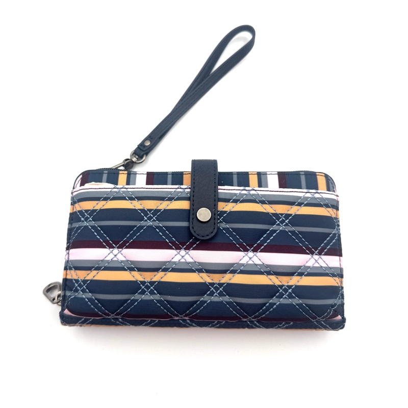 Blue Multicolor Multi Way Crossbody Wallet