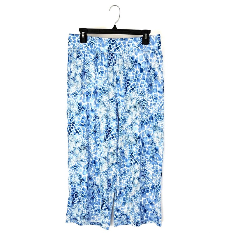 Blue Animal Print Lounge Pants – Size 10/12