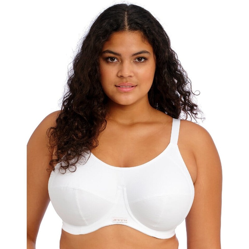 Elomi Energise Underwired Sports Bra – White 32J