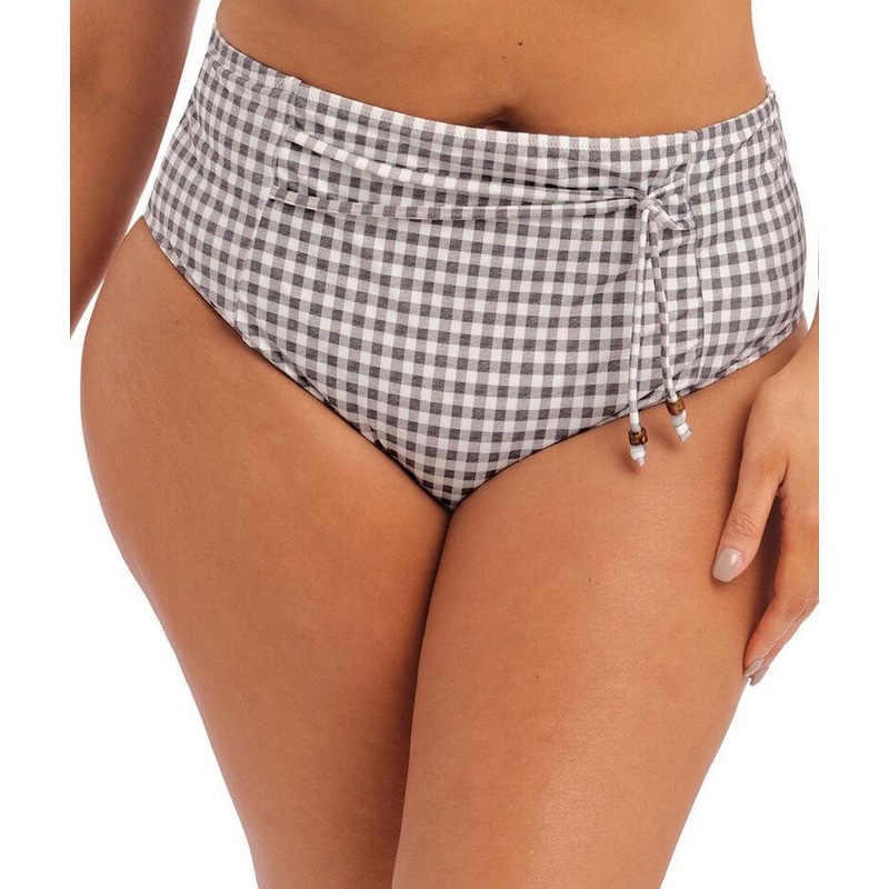 Elomi Swim Checkmate Full Bikini Brief – Grey Marl 18