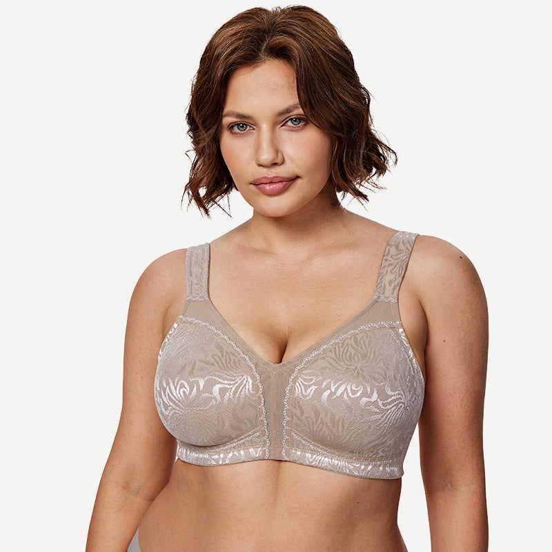 Minimizer Full Coverage Bra Non Padded Wire-free Toffee 36B/80B