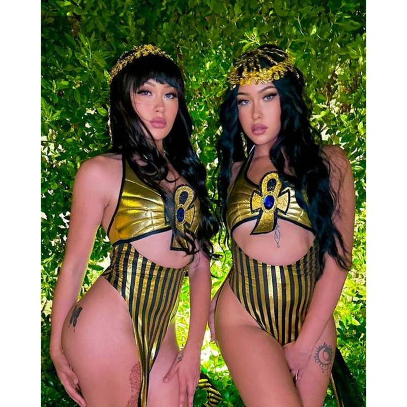 3pc Cleopatra Small Black/Gold