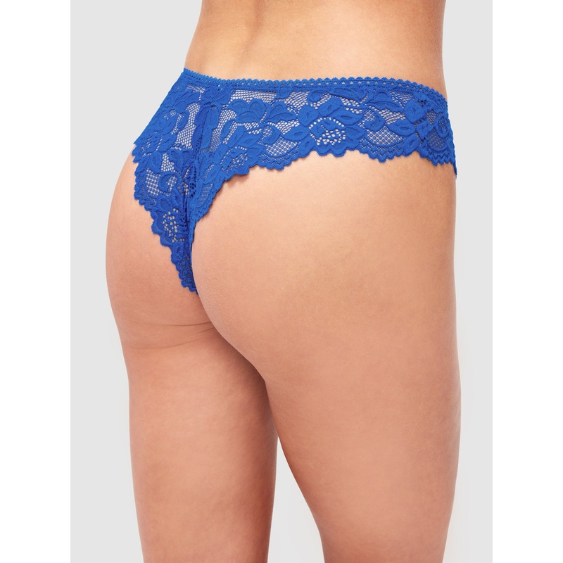 Jessica Lace Tanga Princess Blue S