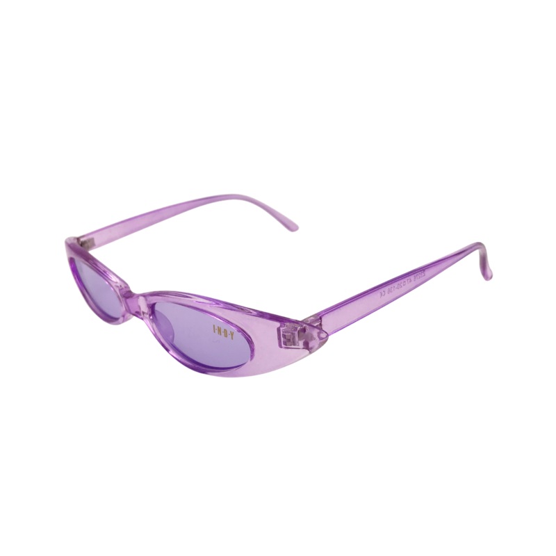 Purple Slim Lens Sunglasses