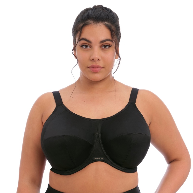 Energise Underwire Sports Bra – EL8041 – Black 32GG BLACK