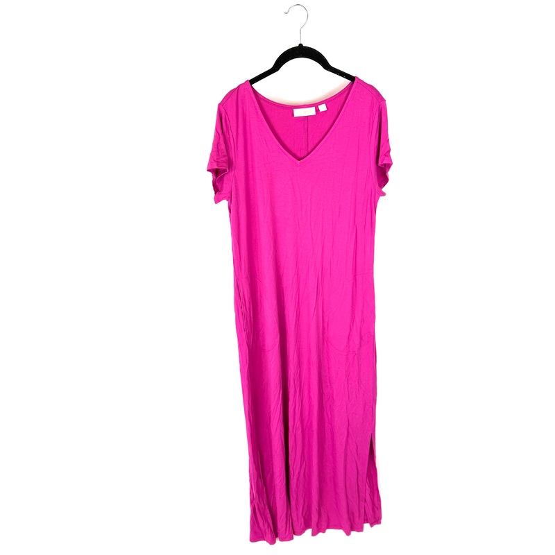 Berry Pink Short Sleeve Lounge Dress – Size 6/8