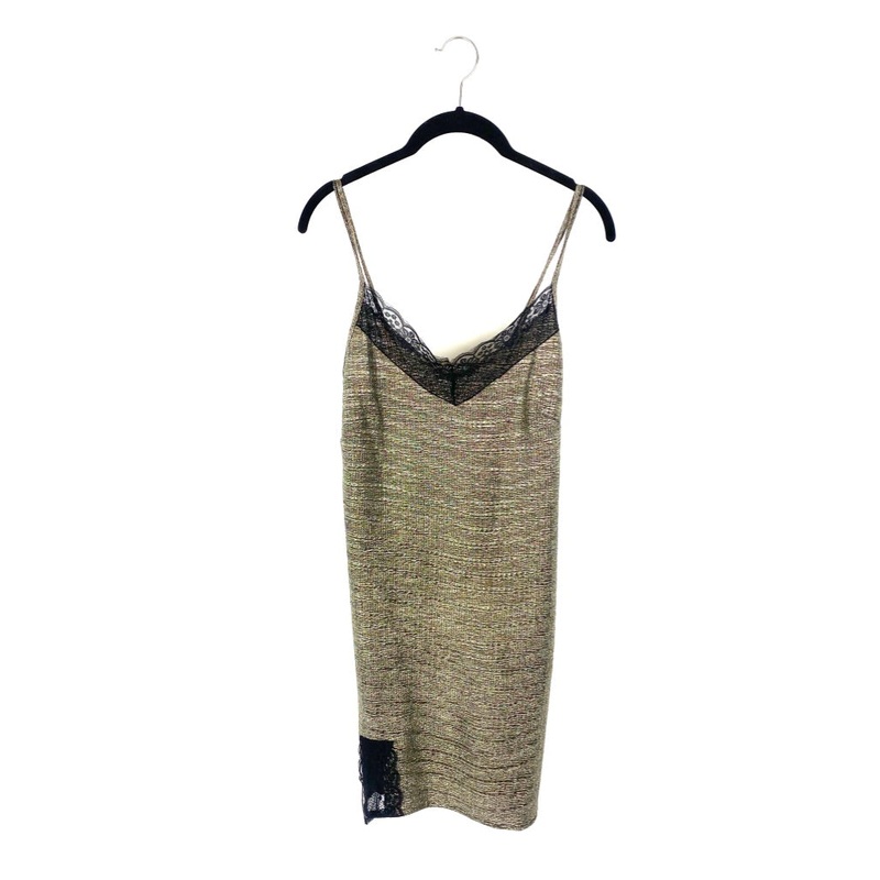 Metallic Slip Dress – Size 6/8