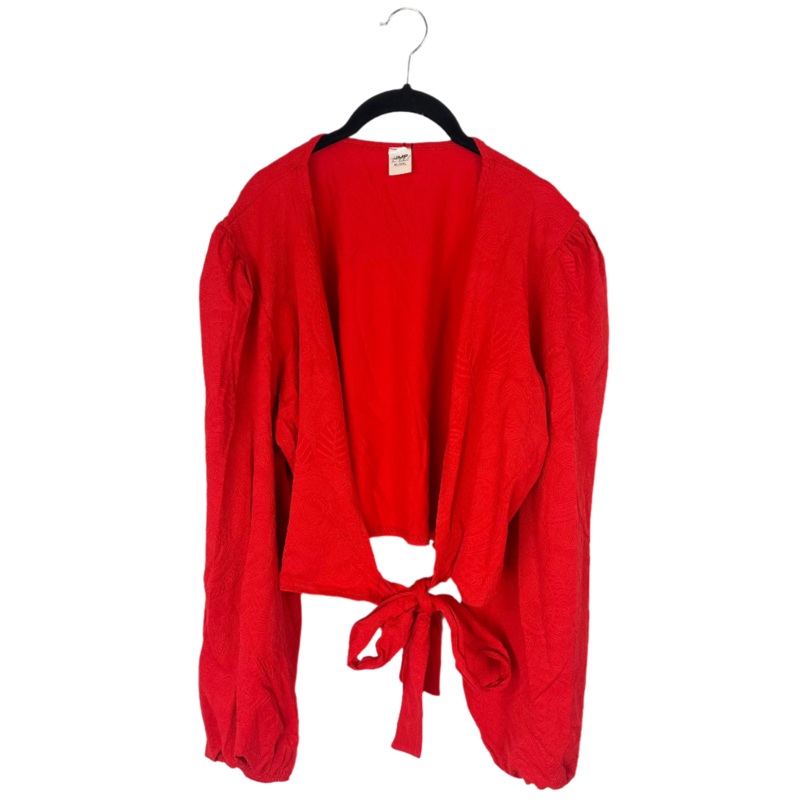 Red Embossed Coverup Top – Extra Large/Extra Extra Large