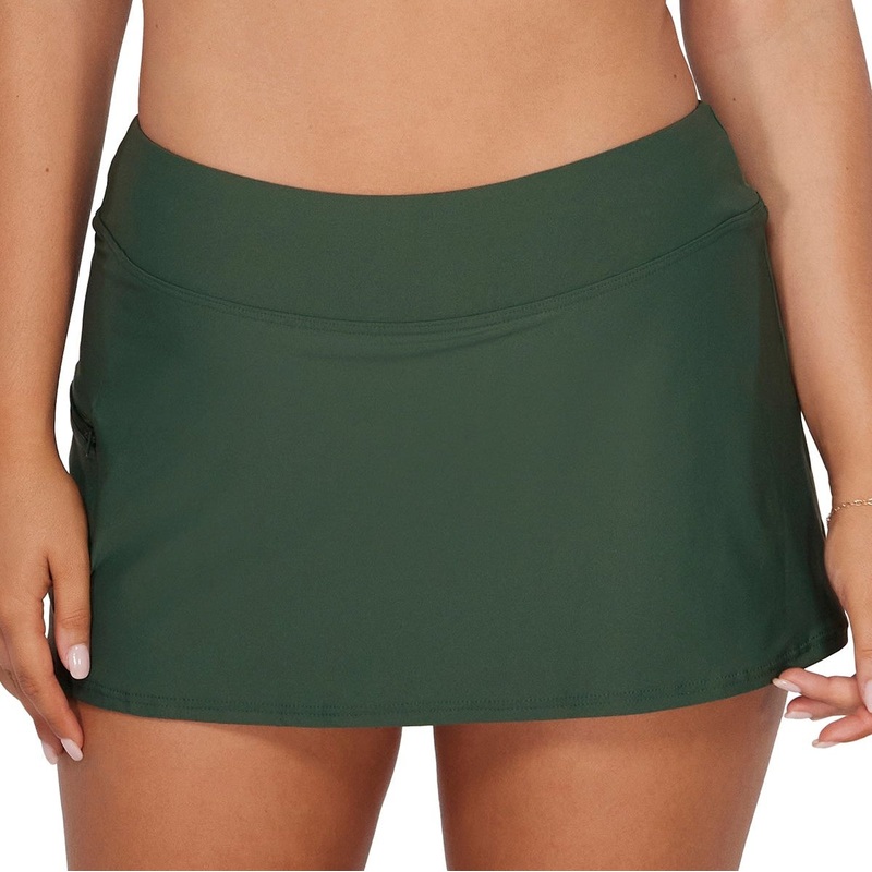 Sporty Swim Skirt – 40B – Island Green GREEN S