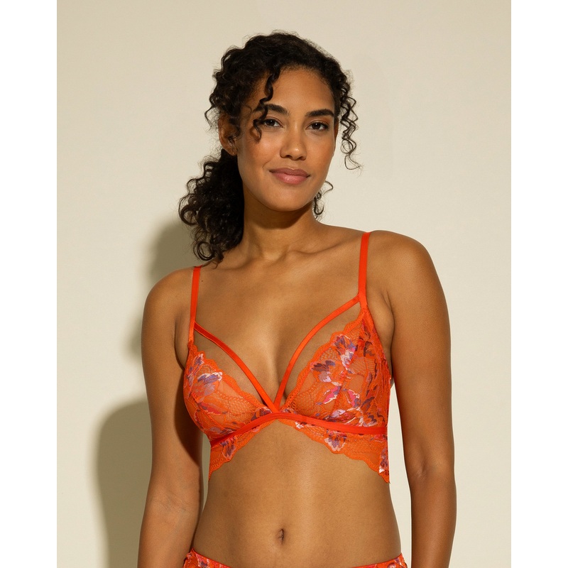 Triangle Bralette Sicilian Orange S
