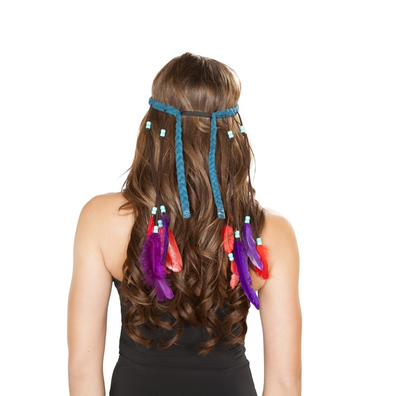 Turquoise Indian Headband One Size Turquoise