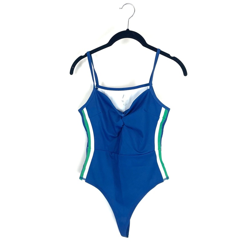 Blue Striped Bodysuit – Size 2/4 Extra Small/Small (Size 2-4)