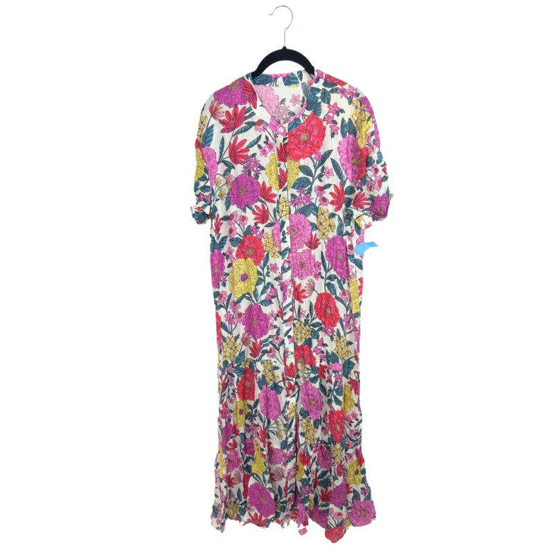 Floral Maxi Button Up Dress – Size 8/10
