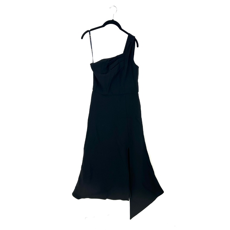 Black One Shoulder Long Dress – Size 6