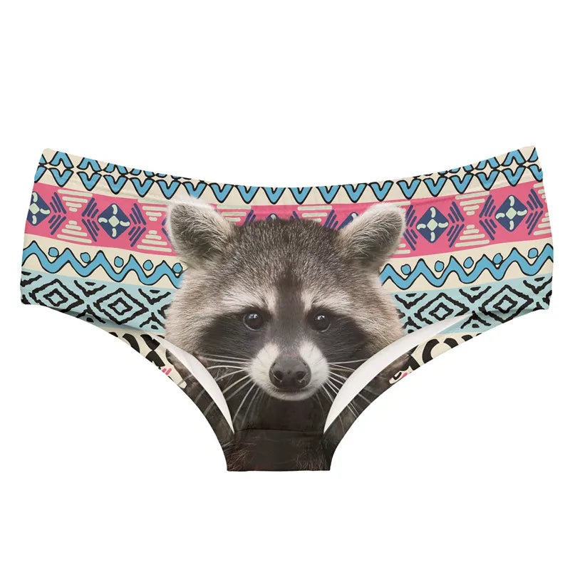 Horny Racoon Funny Panty One Size