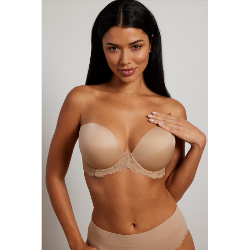 Wacoal Self Assured Push Up Strapless Bra 32C Roebuck