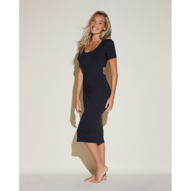 Abito Con Scollo Rotondo Nero XS