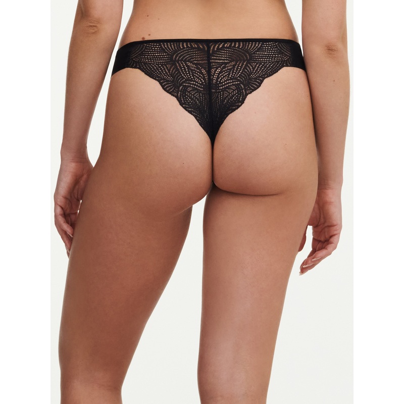 Chantelle SoftStretch Lace Tanga Panty O/S Black 011