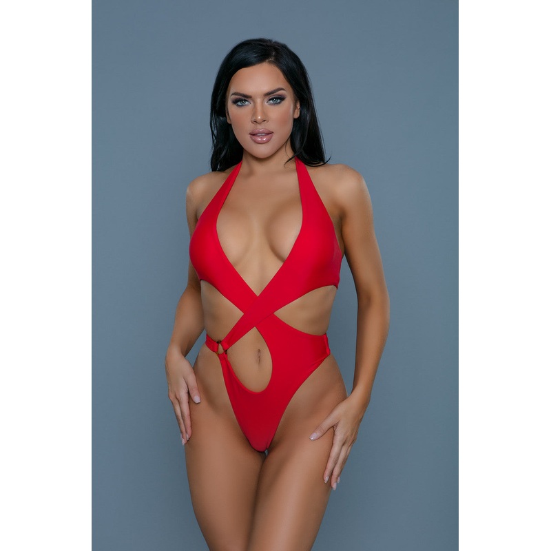 Gretchen One Piece Monokini Red S