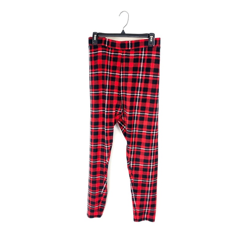 Red and Black Plaid Pajama Bottoms – 1X