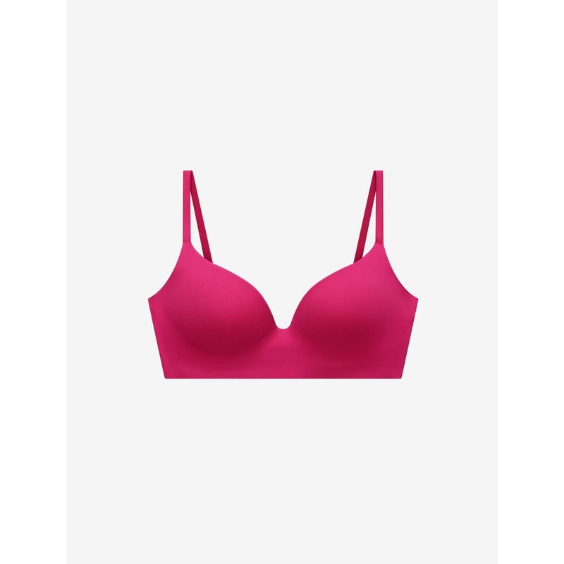 Zero Edge Wireless Push-Up Bra hot-pink 30B