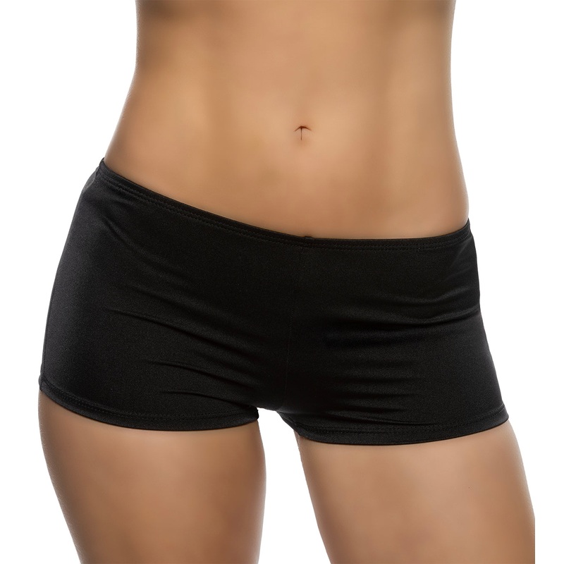 1pc Low Rise Botty Spandex Shorts Black Small