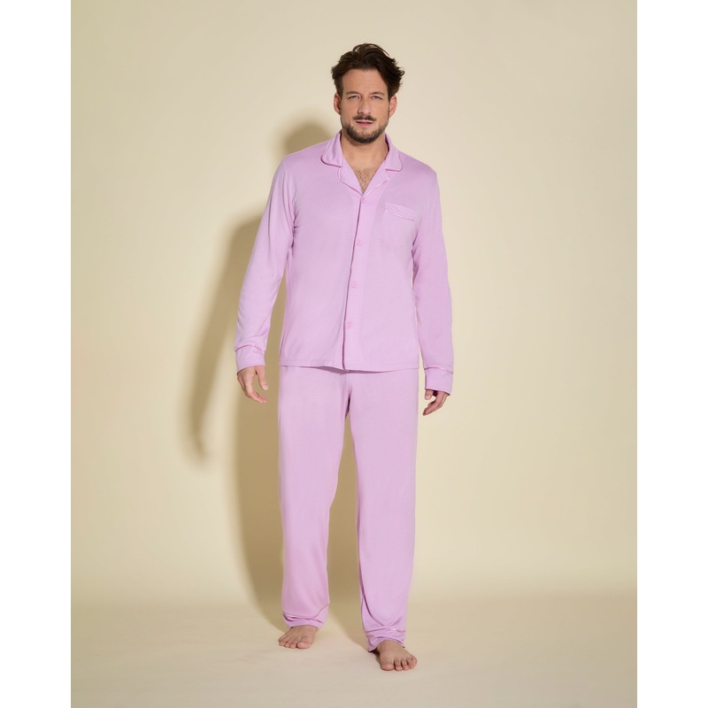 Pigiama Classico Da Uomo Con Top  Maniche Lunghe E Pantaloni Neela Flower/Neela Flower S