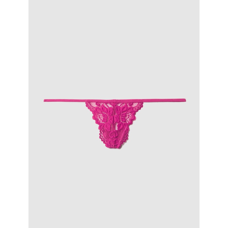 Jessica Lace Mini G-String Festival Fuchsia S
