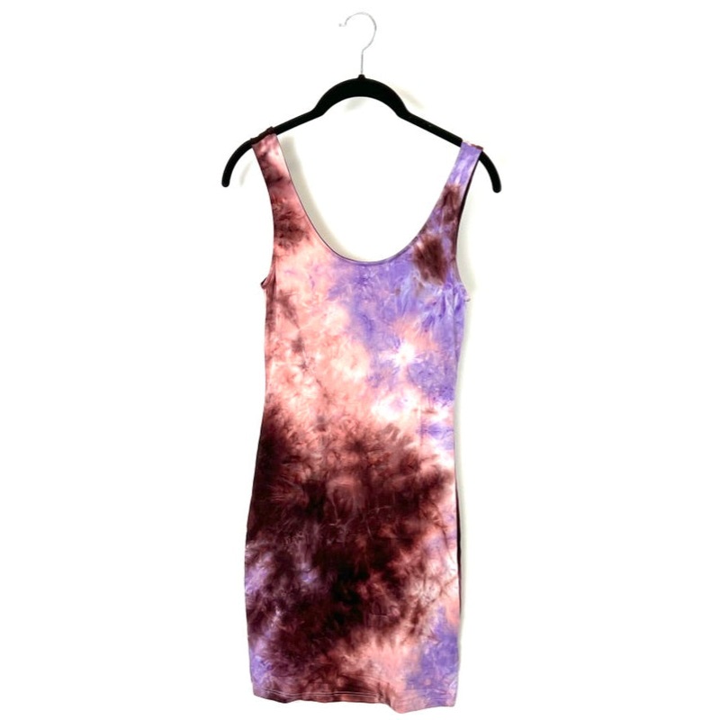 Rose Tie-Dye Bodycon Dress – Small And Medium Small