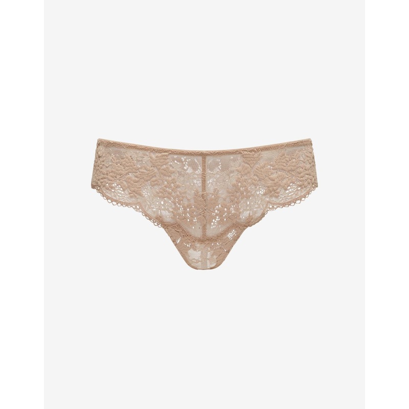 All Day Lace Thong taupe XS
